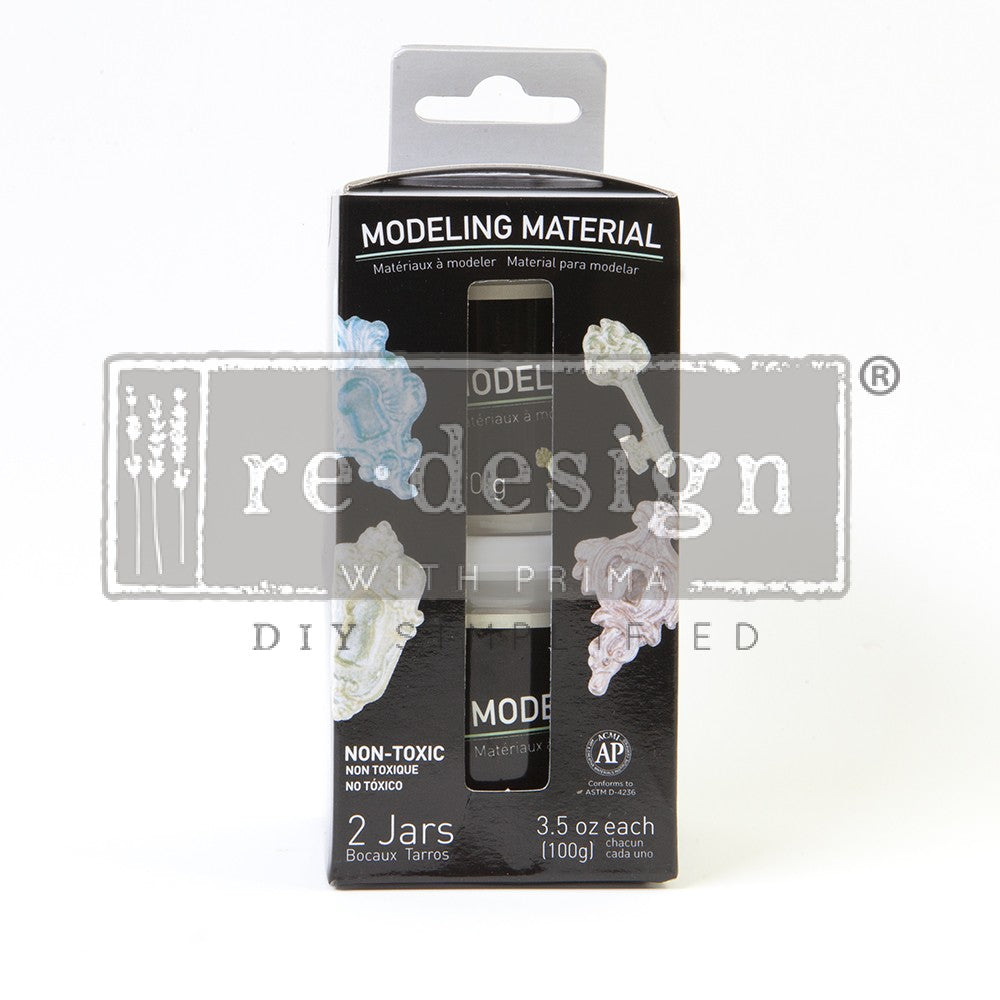 MODELING MATERIAL JAR, SET OF 2 /BOX. 3.5 OZ. EACH.
