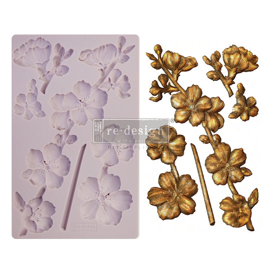 REDESIGN DECOR MOULDS® – BOTANICAL BLOSSOMS – 8″X5″, 8MM THICKNESS